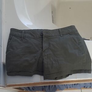 Olive Green Women's Shorts